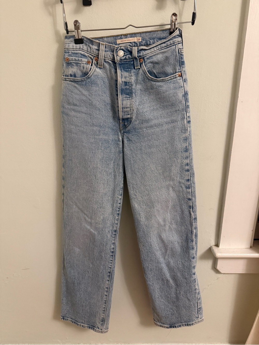 Levi's Ribcage Straight Lightwash Women's Jeans